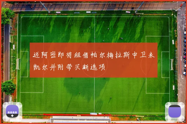 迈阿密即将租借帕尔梅拉斯中卫米凯尔并附带买断选项
